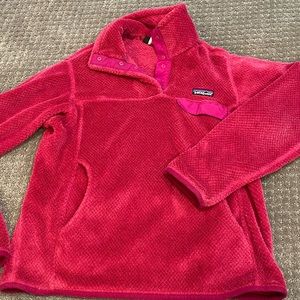 Patagonia Women's Fleece Pullover Jacket - Bright Pink